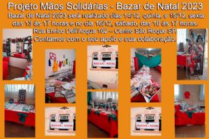 Projeto Mos Solidrias - Bazar de Natal 2023