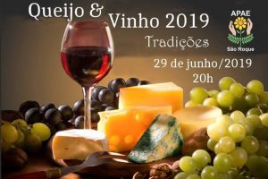Noite do Queijo & Vinho 2019, ser realizado dia 29 de junho