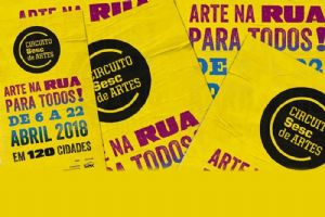 Circuito Sesc De Artes, hoje sbado, 14/04, das 16h s 21h30