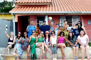 Mrcia Brito, amigas,famlia Confraternizao Resort da Rica