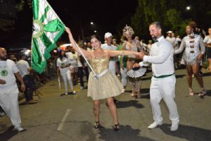 Escola de Samba Vila Aguiar em formato de bloco, tera 21/02