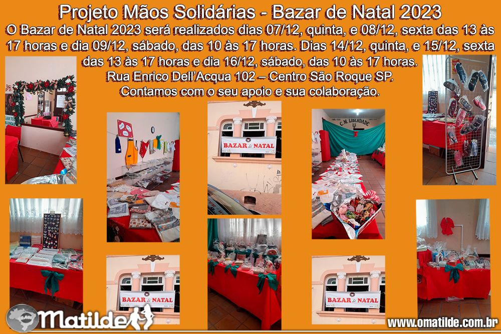 Projeto Mos Solidrias - Bazar de Natal 2023